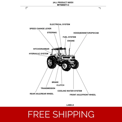 KUBOTA M7580DT_C PARTS MANUAL KUBOTA M7580DT_C PARTS MANUAL